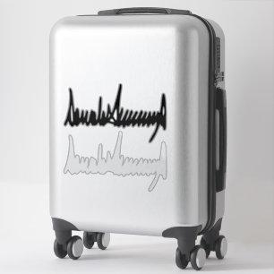 Sticker Signature de l'autographe Donald Trump
