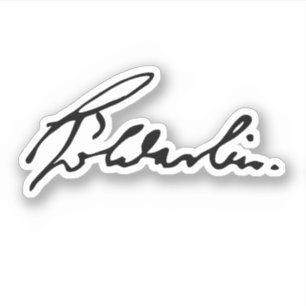 Sticker Signature Friedrich Hölderlin
