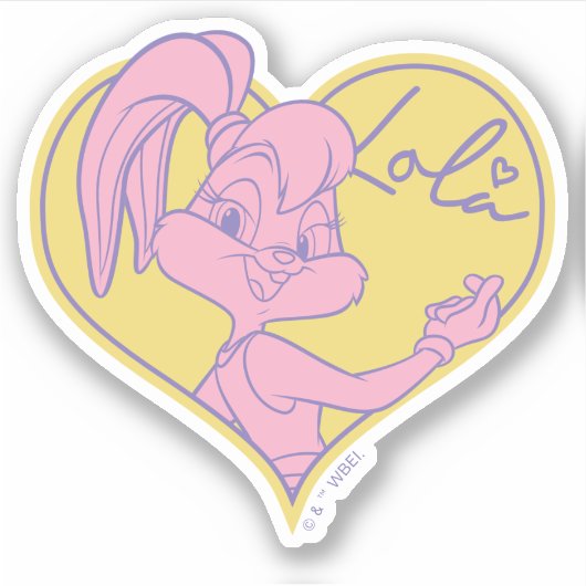 Sticker Signature Lola Heart (Devant)