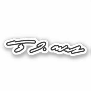 Sticker Signature Tim Walz