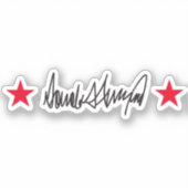 Sticker Signature Trump (Recto)