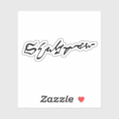 Sticker Signature William Shakespeare (Feuille)