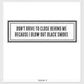 STICKER SIGNE D'AVERTISSEMENT (Feuille)