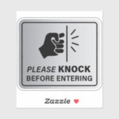 Sticker Signe de frappe (Feuille)