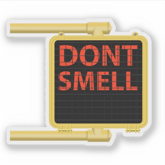 Sticker Signe de pas de croix de marche (Devant)