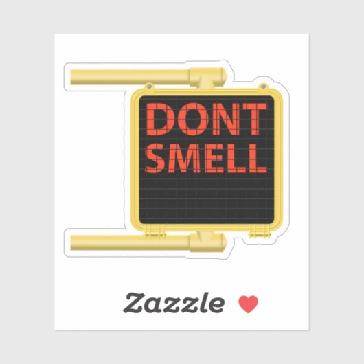 Sticker Signe de pas de croix de marche (Feuille)