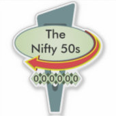 Sticker SIGNE Diner les années 50 4 (Devant)