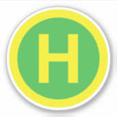 Sticker SIGNE Helipad (Devant)