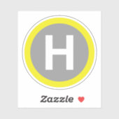 Sticker SIGNE Helipad (Feuille)