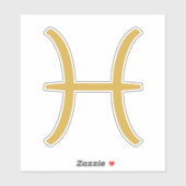 Sticker SIGNE Zodiaque Pisces (Feuille)