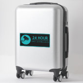 Sticker Signes de surveillance vidéo, avertissement (Sur valise)