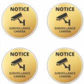 Sticker Signes de surveillance vidéo, avertissement (Devant)