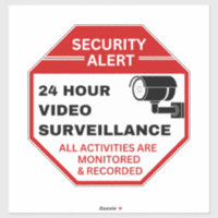 Signes de surveillance vidéo, Sécurité CCTV des en