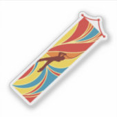 Sticker signet moderne mélange audacieux de couleurs dans  (Devant)