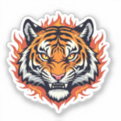 Sticker Silent Tiger – Precision and Power (Recto)