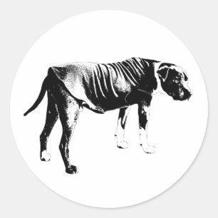 Sticker Silhouet, Fel Rand