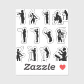 Sticker Silhouette (Feuille)