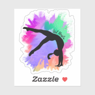 Sticker Silhouette de gymnaste