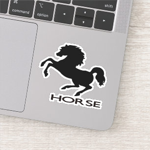 Sticker Silhouette des chevaux