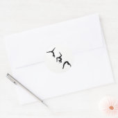 Sticker Silhouette Gymnastique (Enveloppe)