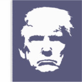 Sticker Silhouette simple TRUMP (Devant)