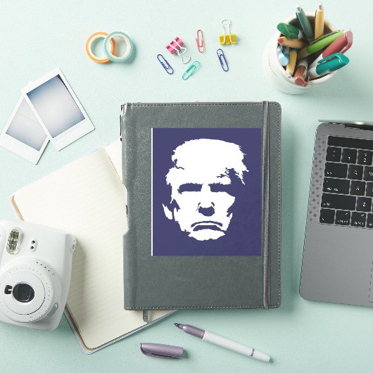 Sticker Silhouette simple TRUMP (Couverture iPad)