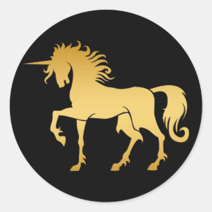 Sticker Silhouette Unicorne Danseur