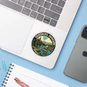 Sticker Silkeborg Danemark Lac (Ordinateur portable avec iPhone)