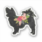 Sticker Silky Chihuahua Dog Breed (Devant)