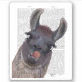 Sticker Silly Llama (Devant)
