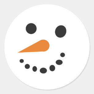 Sticker Silly Snowman