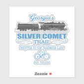 Sticker Silver Comet Trail (RT2) (Feuille)