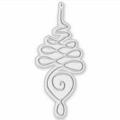 Sticker Silver Unalome  (Devant)