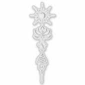 Sticker Silver Unalome Group (Devant)