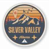 Sticker Silver Valley (Alberta) (Devant)