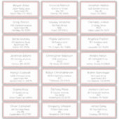 Sticker Simple Christmas Joy Holiday Adresse d'invité (Devant)