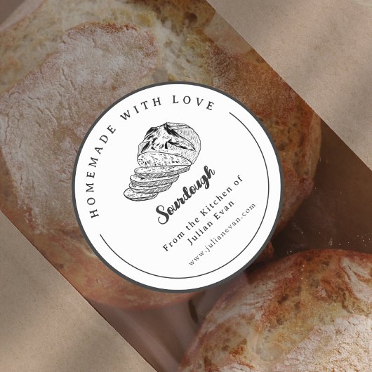 Sticker simple de pâte à aubes fait maison en noir