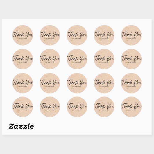 Sticker simple et personnalisable || Business Esse (Feuille)