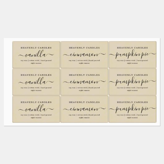 Sticker simple étanche Étiquettes (Feuille)