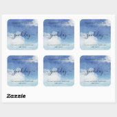 Sticker simple fait maison Étiquettes (Feuille)