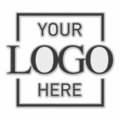 Sticker Simple Logo de Société d'Affaires de Marque Promot (Devant)