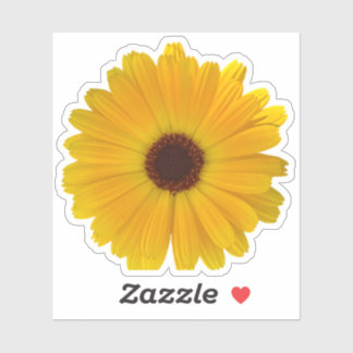 Sticker Simple marguerite jaune