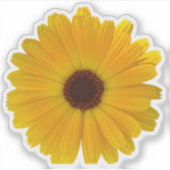 Sticker Simple marguerite jaune (Devant)