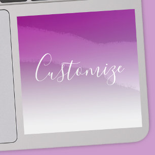 Sticker Simple moderne minimaliste violet Ombre dégradé