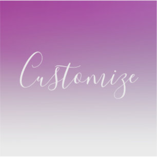 Sticker Simple moderne minimaliste violet Ombre dégradé