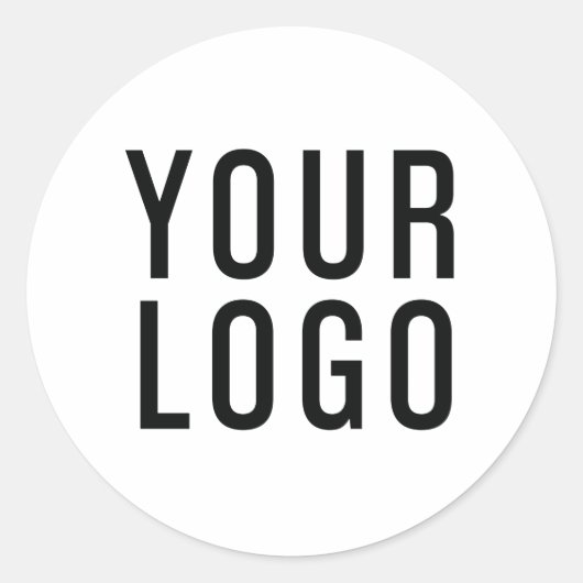 Sticker simple pour logo d'entreprise (Devant)