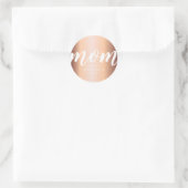 Sticker simple Rose élégant Gold Mère's Day (Sac)