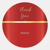 Sticker simple rouge (Devant)