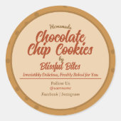 Sticker simple sur mesure produit fait maison Étiq (Devant)