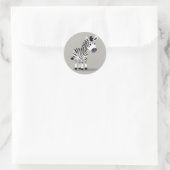 Sticker simple Zebra (Sac)